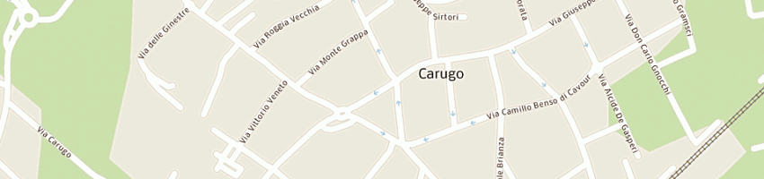 Mappa della impresa nespoli snc a CARUGO