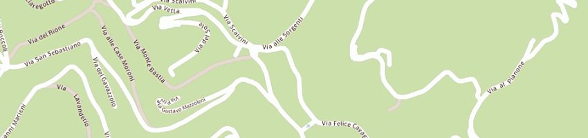 Mappa della impresa ristorante la montanina di ciro srl a BERGAMO
