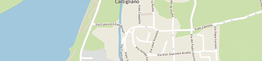 Mappa della impresa area quattro snc a CARTIGLIANO