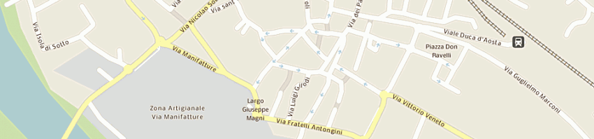 Mappa della impresa adecco italia spa a BORGOSESIA