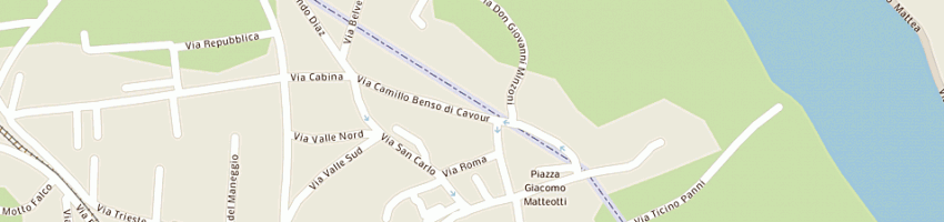 Mappa della impresa zavagnin antonella a CASTELLETTO SOPRA TICINO