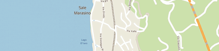 Mappa della impresa trattoria montenero di avalli annunciata a SALE MARASINO