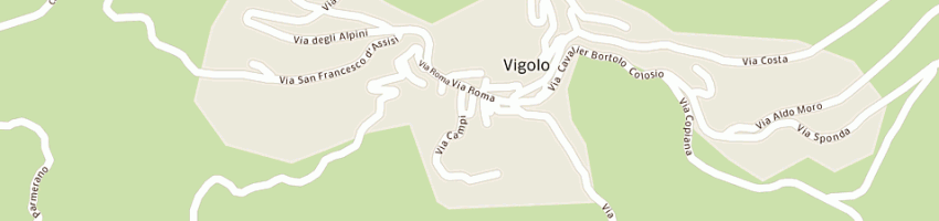 Mappa della impresa pezzotti pasquale a VIGOLO