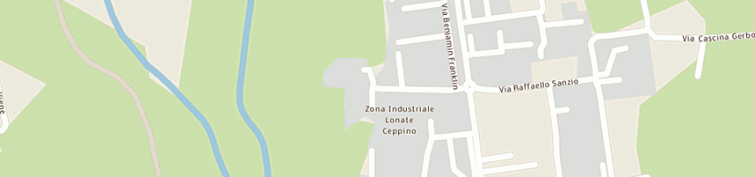 Mappa della impresa repi spa a LONATE CEPPINO