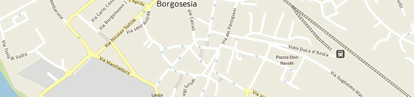 Mappa della impresa albertani luciano a BORGOSESIA