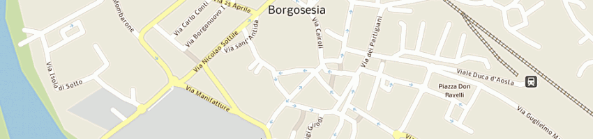 Mappa della impresa link di gervasi livio a BORGOSESIA