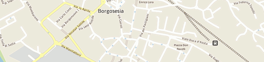 Mappa della impresa seso srl a BORGOSESIA