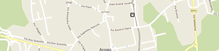 Mappa della impresa rota agata a AROSIO