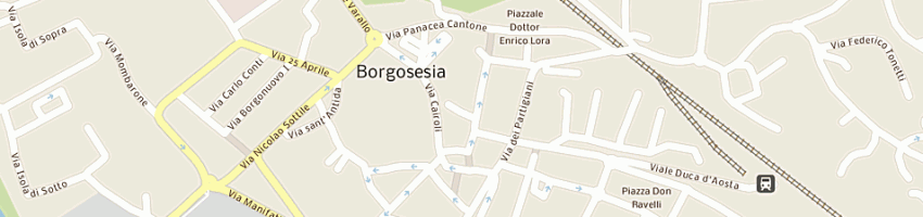 Mappa della impresa cad engineering di caroglio laura a BORGOSESIA