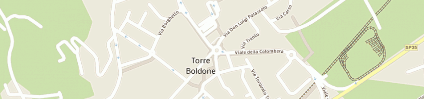 Mappa della impresa la torretta di turani anna giacomina e c snc a TORRE BOLDONE