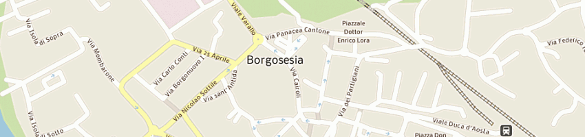 Mappa della impresa ottina e valzer sas a BORGOSESIA