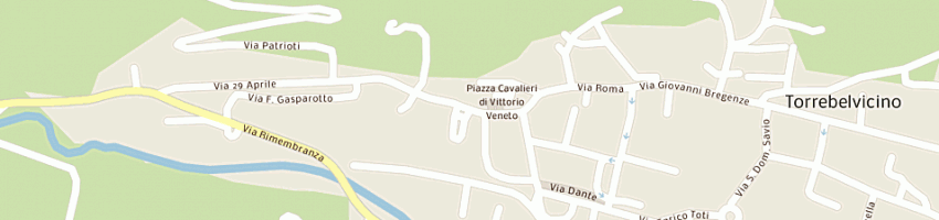 Mappa della impresa pinton alberto a TORREBELVICINO