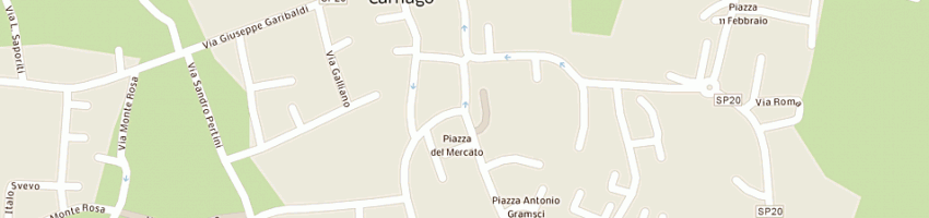 Mappa della impresa pasticceria bertoncello mauro a CARNAGO