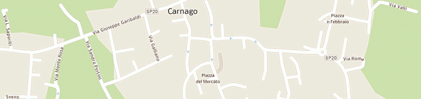 Mappa della impresa di - gi di gatto emilia e c (sas) a CARNAGO