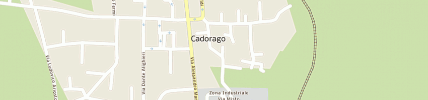 Mappa della impresa poste italiane spa a CADORAGO