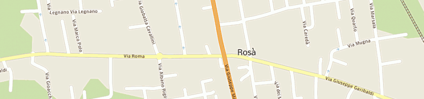 Mappa della impresa municipio a ROSA 