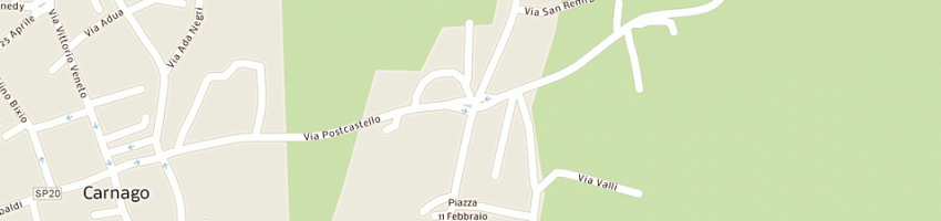 Mappa della impresa andreazza fausto a CARNAGO