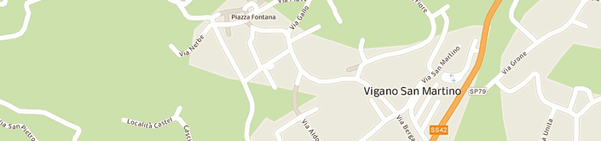 Mappa della impresa colombi lucia a VIGANO SAN MARTINO