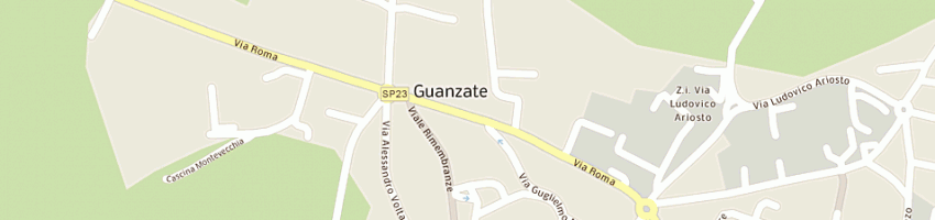 Mappa della impresa roda ivan a GUANZATE