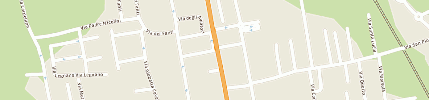 Mappa della impresa mini street a ROSA 
