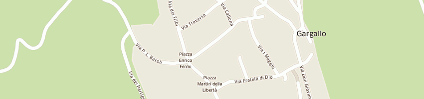 Mappa della impresa poste italiane a GARGALLO