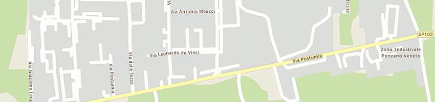 Mappa della impresa lineaplast di merotto bardin e c snc a PONZANO VENETO