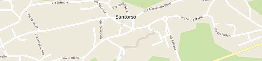 Mappa della impresa sentinelli fernando a SANTORSO