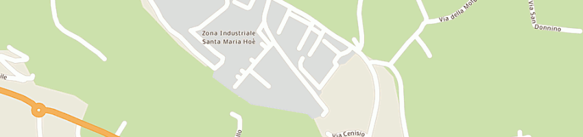 Mappa della impresa corno valerio a SANTA MARIA HOE 