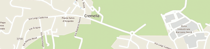 Mappa della impresa tintoria di cremella spa a CREMELLA