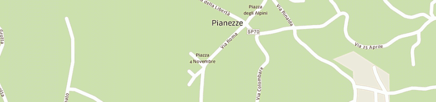 Mappa della impresa municipio a PIANEZZE
