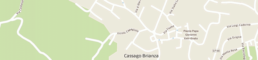 Mappa della impresa italmec a CASSAGO BRIANZA