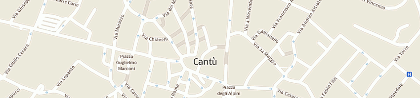 Mappa della impresa ruta francesco a CANTU 