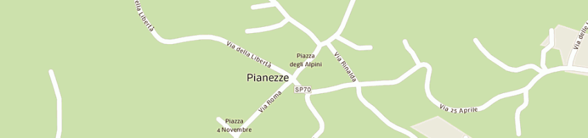 Mappa della impresa parise roberto a PIANEZZE