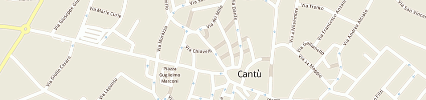 Mappa della impresa rosazza boneitin mario aldo a CANTU 