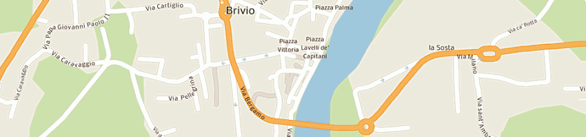 Mappa della impresa municipio a BRIVIO