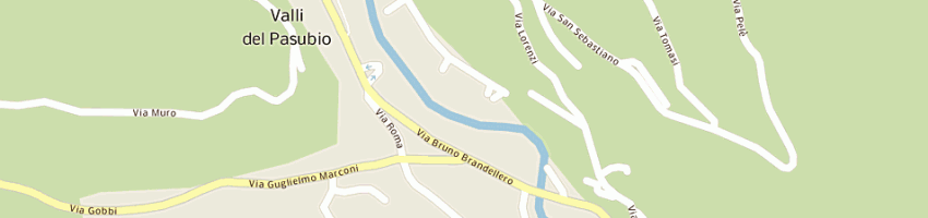Mappa della impresa bar trattoria al ponte a VALLI DEL PASUBIO