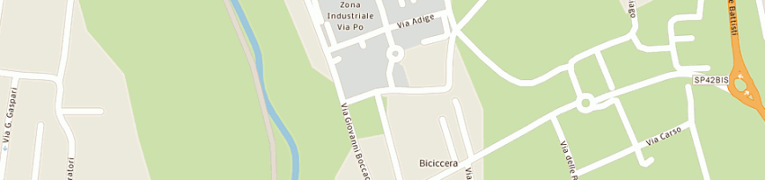 Mappa della impresa tomasini emanuele perito industriale a CASTIGLIONE OLONA