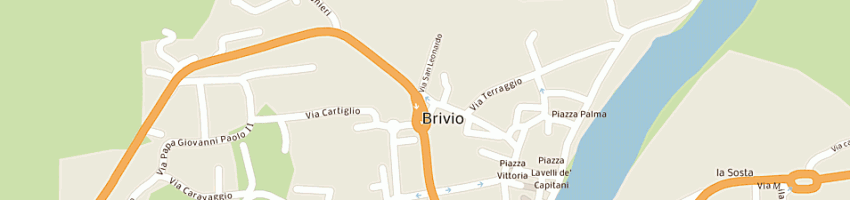 Mappa della impresa municipio a BRIVIO