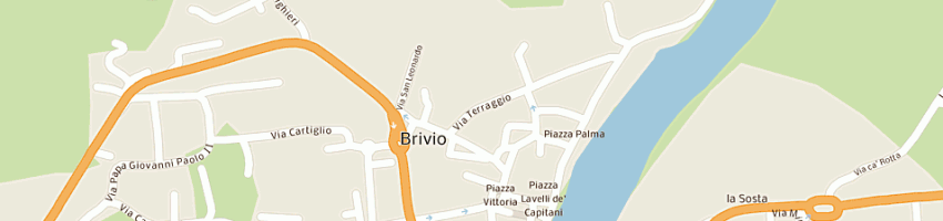 Mappa della impresa poste italiane a BRIVIO