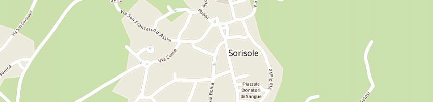 Mappa della impresa sonzogni giancarlo a SORISOLE