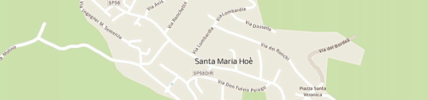 Mappa della impresa municipio a SANTA MARIA HOE 