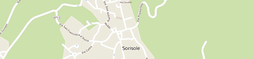 Mappa della impresa forlasi fabio a SORISOLE