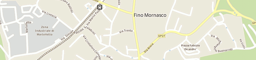 Mappa della impresa tieppo alberto a FINO MORNASCO