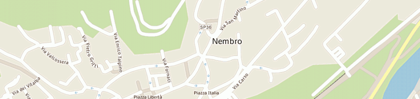 Mappa della impresa lega nord - lega lombarda a NEMBRO