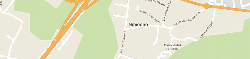 Mappa della impresa scuola elementare a NIBIONNO