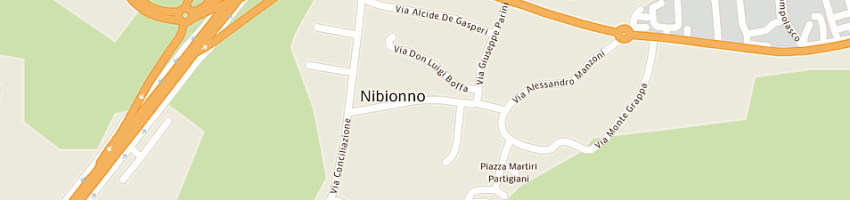 Mappa della impresa itam srl a NIBIONNO