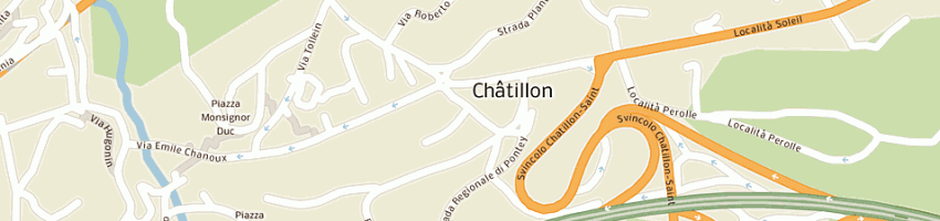 Mappa della impresa sav spa a CHATILLON