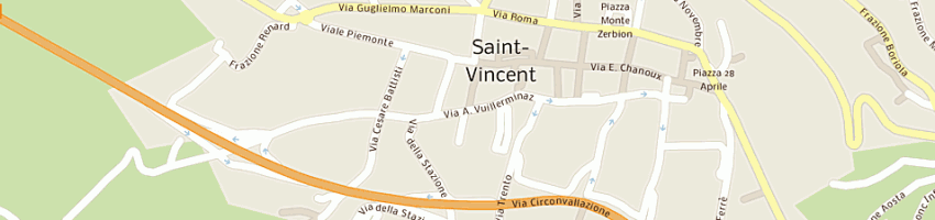 Mappa della impresa studio saint vincent sas di morani emiliano e c a SAINT VINCENT