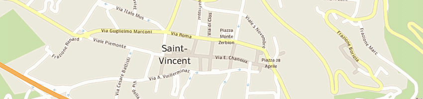 Mappa della impresa ristorante la grand mere a SAINT VINCENT