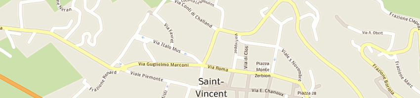 Mappa della impresa bocciofila comunale saint vincent a SAINT VINCENT